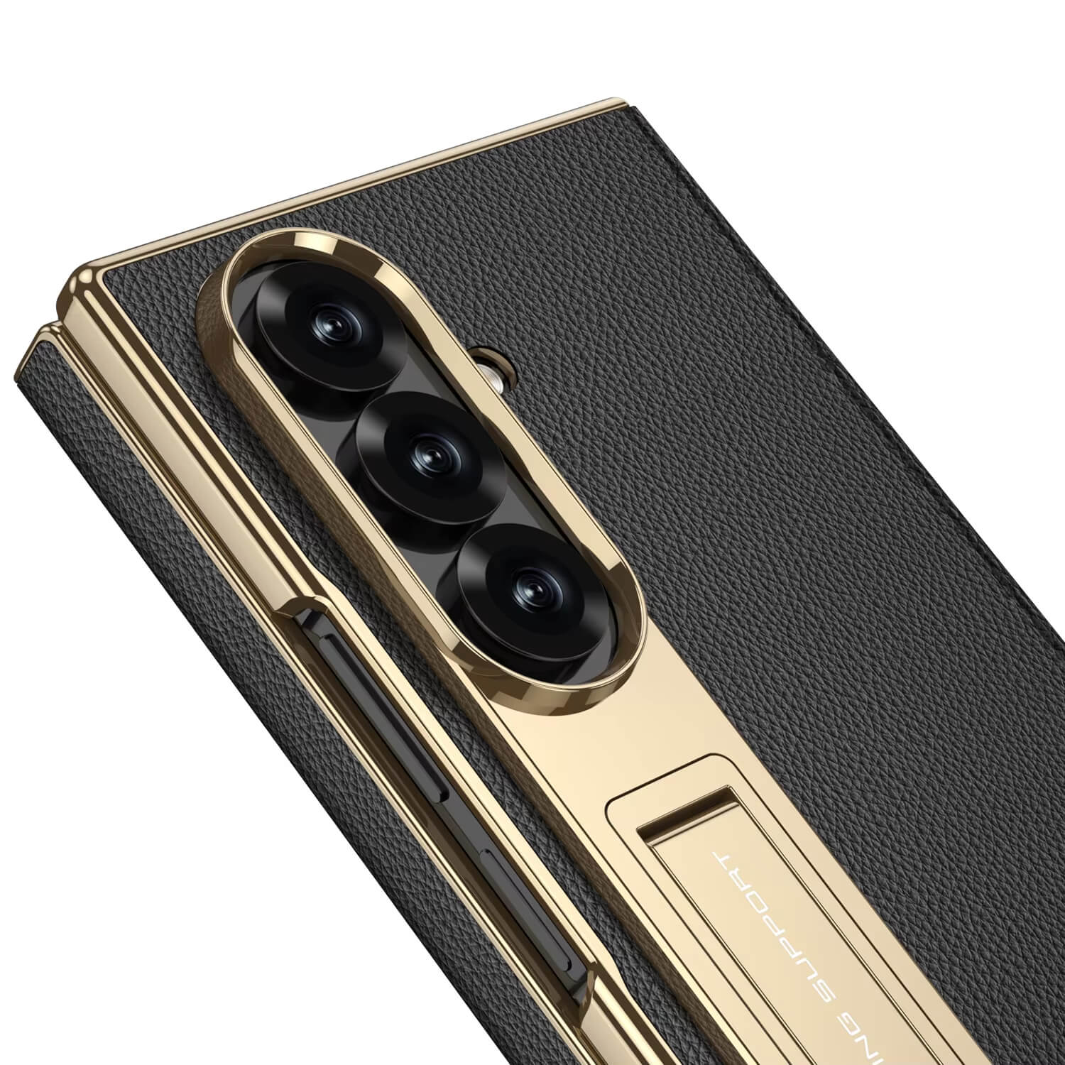 Red finish z trifold case for Samsung Galaxy Z TriFold