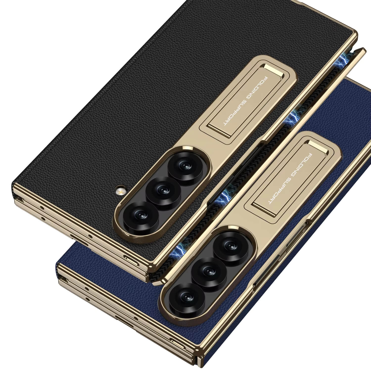 Matte black z trifold case protective cover for Samsung Galaxy Z TriFold